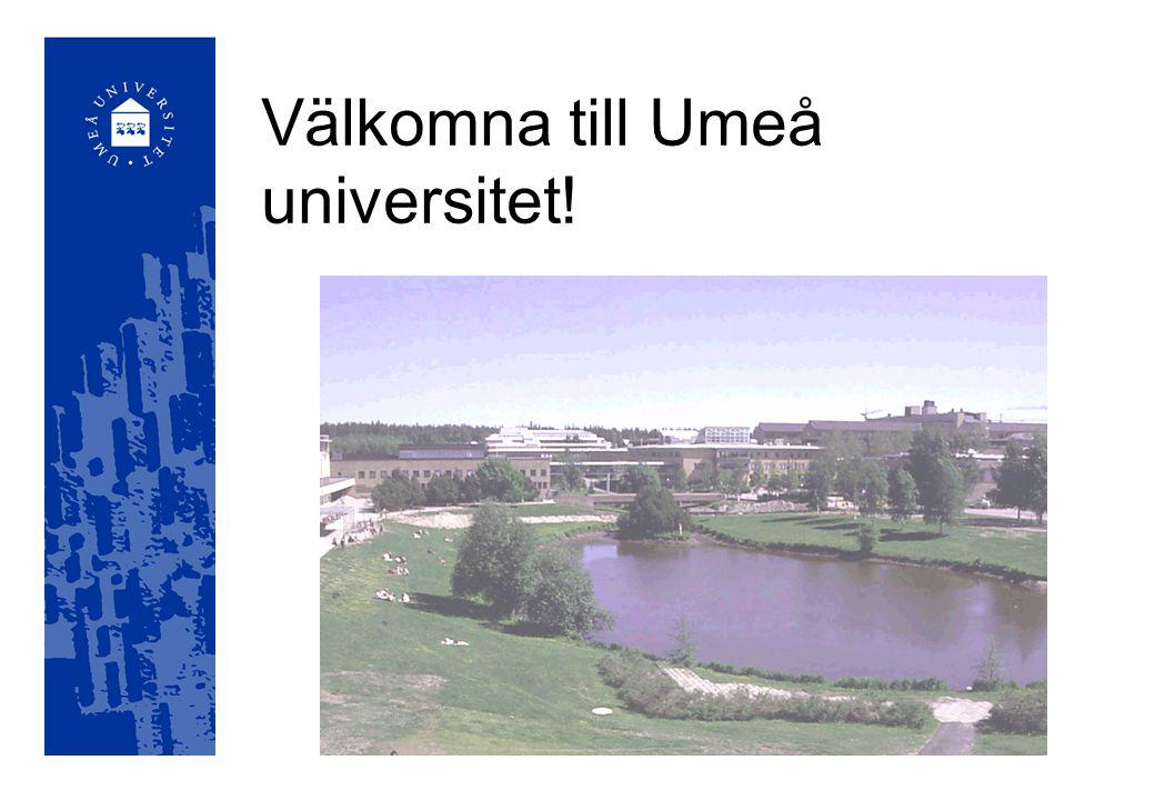 Välkomna till Umeå universitet!