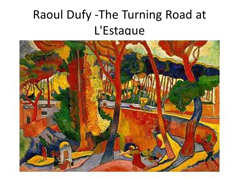 Raoul Dufy -The Turning Road at L Estaque