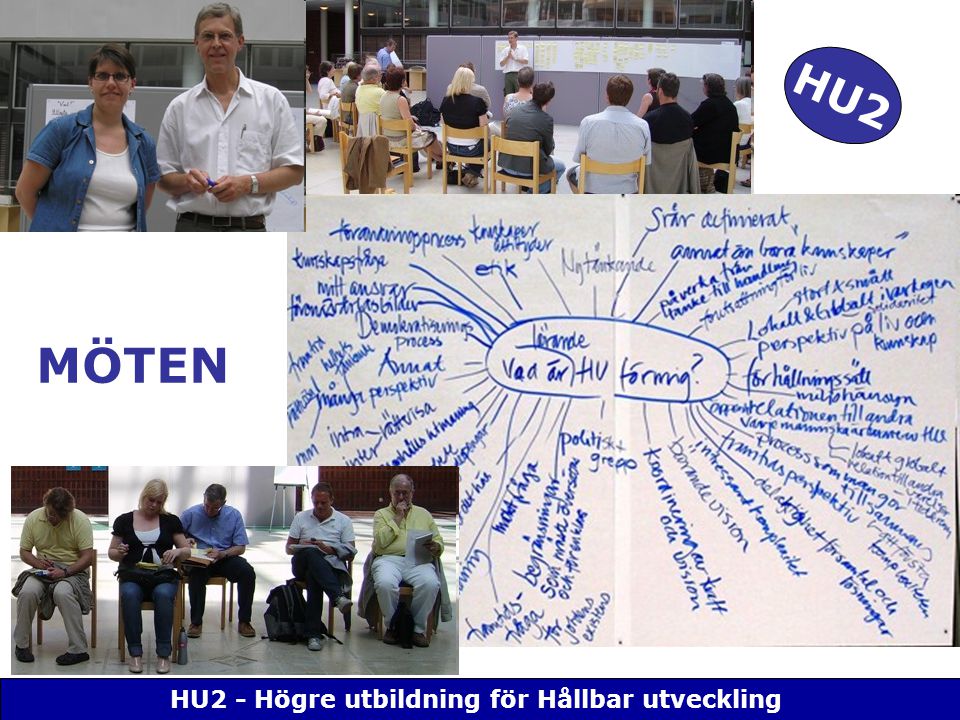 HU2 - Högre utbildning för Hållbar utveckling MÖTEN HU2