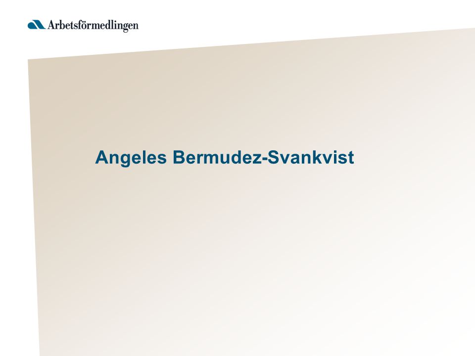 Angeles Bermudez-Svankvist