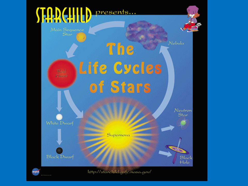 Star Life Cycle. Stars for presentation. Star activity