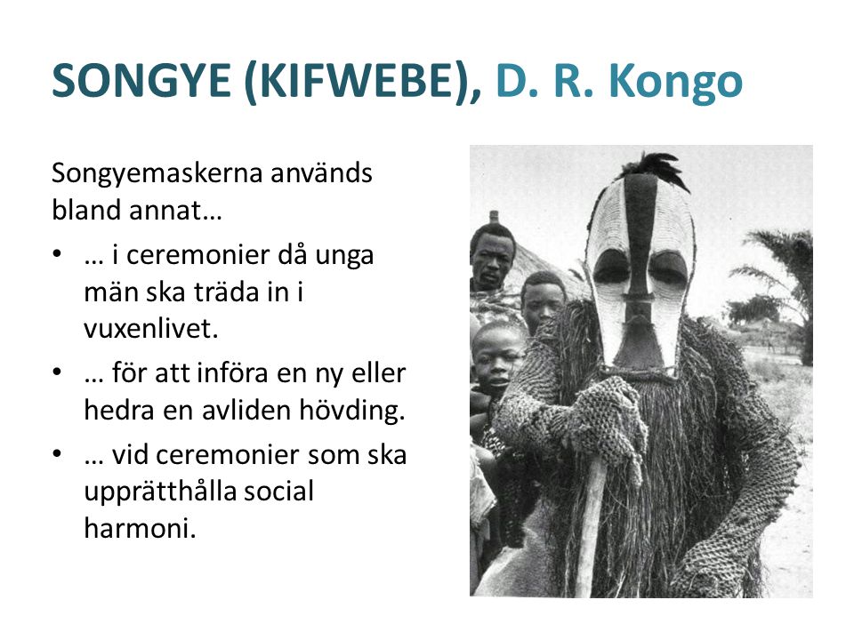 SONGYE (KIFWEBE), D. R.