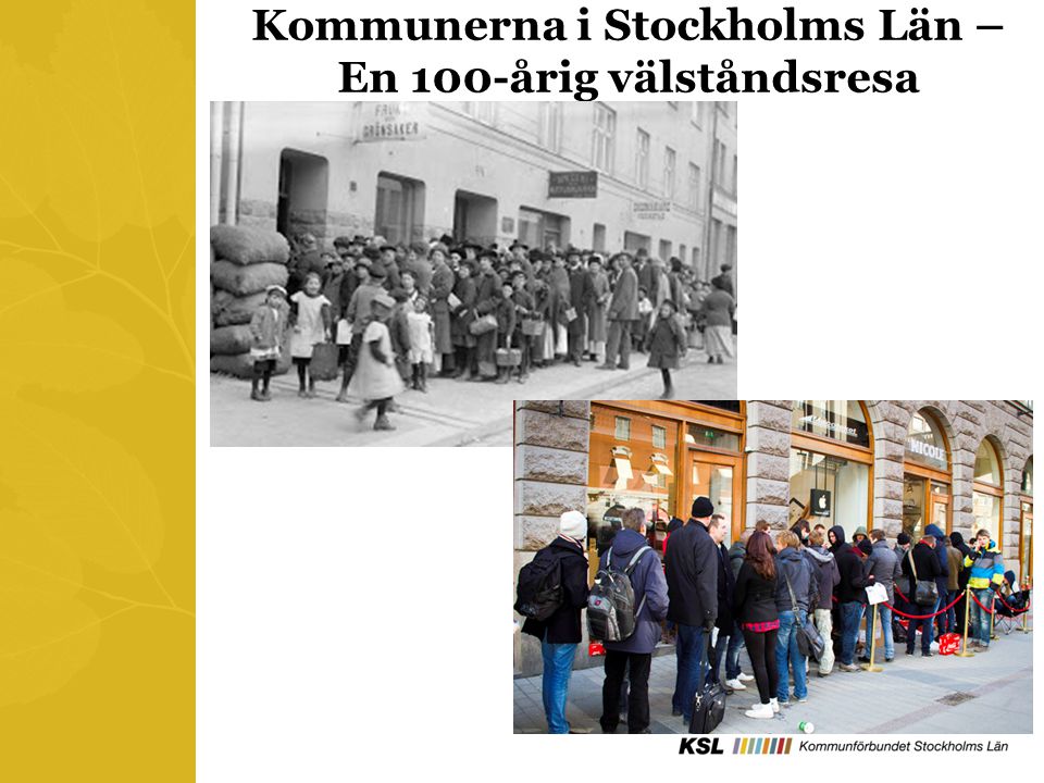 Kommunerna i Stockholms Län – En 100-årig välståndsresa