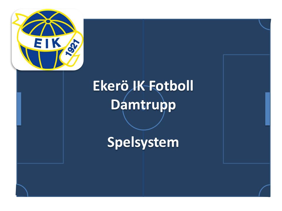 M Ekerö IK Fotboll Damtrupp Spelsystem Ekerö IK Fotboll Damtrupp Spelsystem