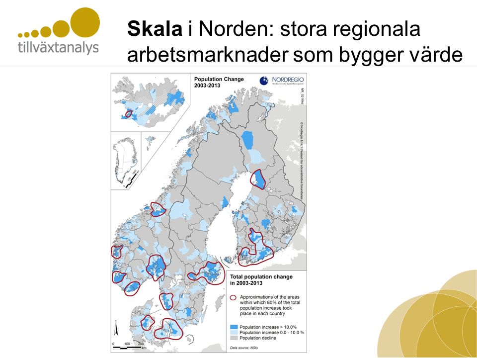 Skala i Norden: stora regionala arbetsmarknader som bygger värde
