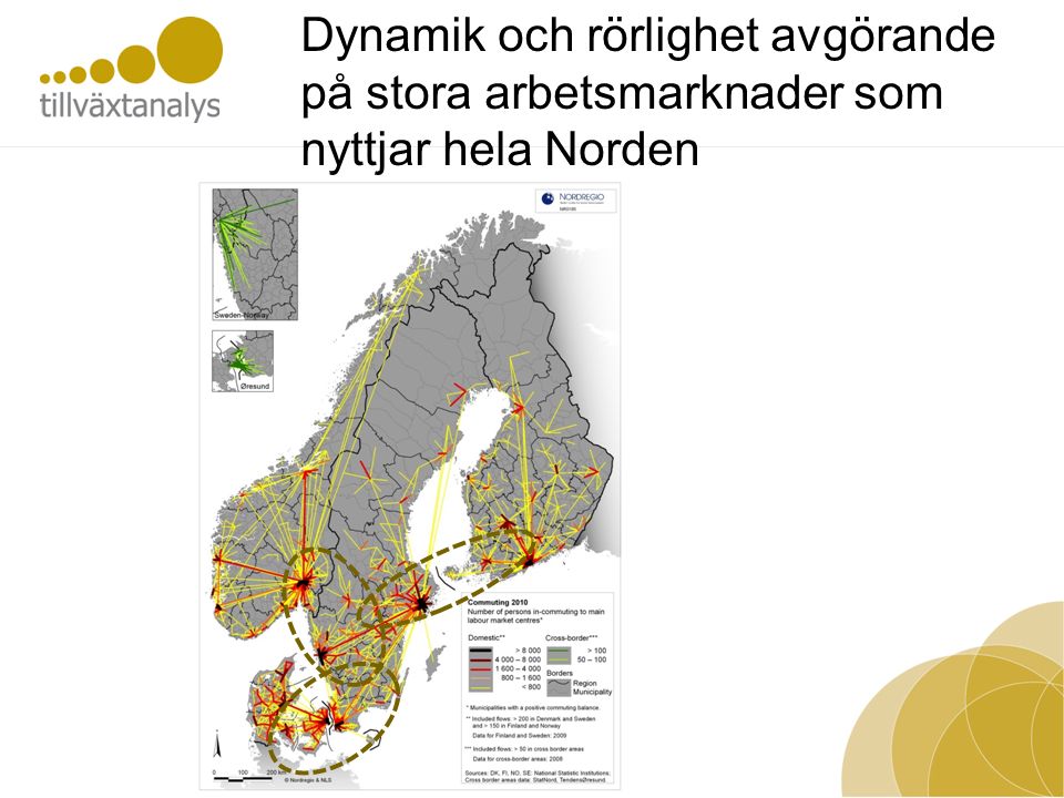 Dynamik och rörlighet avgörande på stora arbetsmarknader som nyttjar hela Norden