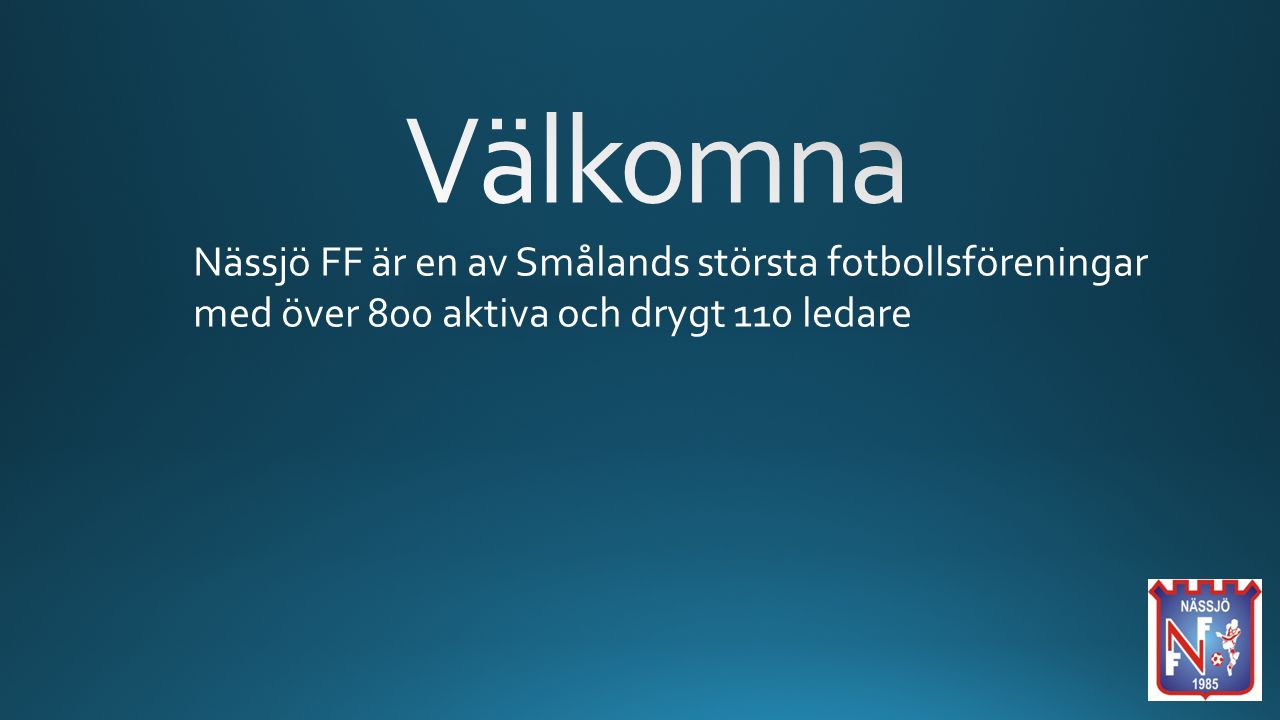 Nässjö FF är en av Smålands största fotbollsföreningar med över 800 aktiva och drygt 110 ledare