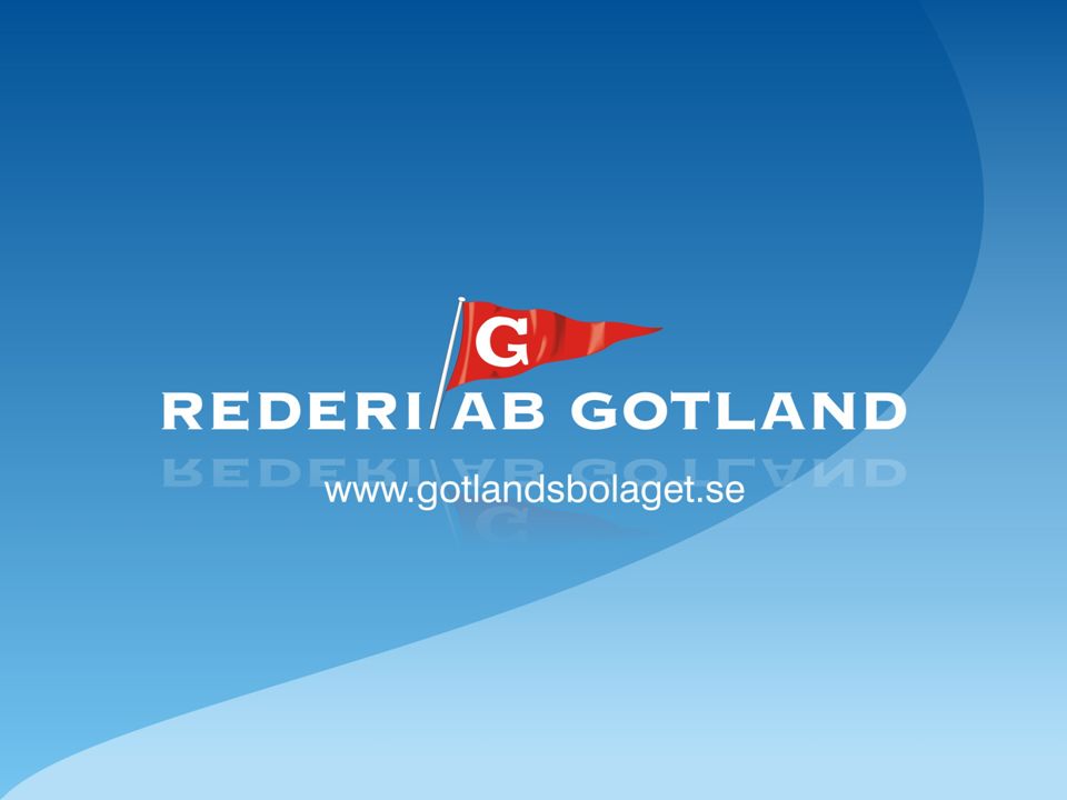 Rederi AB Gotlands utvecklingsplan 1999 –