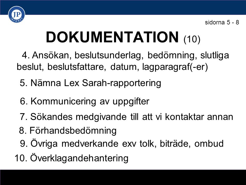 DOKUMENTATION (10) 4.