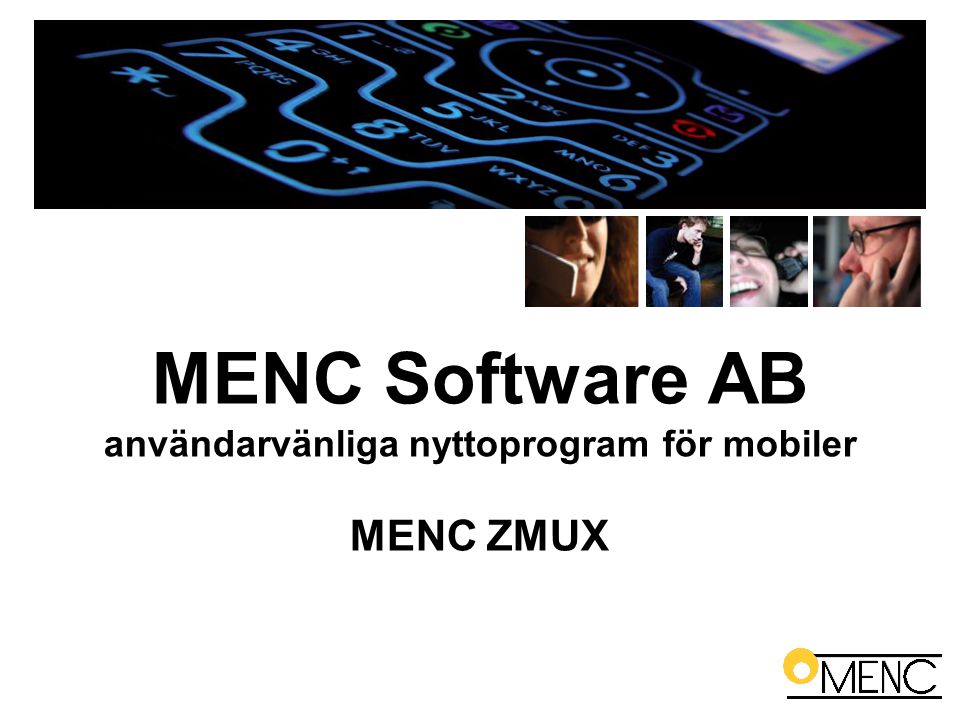 MENC Software AB användarvänliga nyttoprogram för mobiler MENC ZMUX