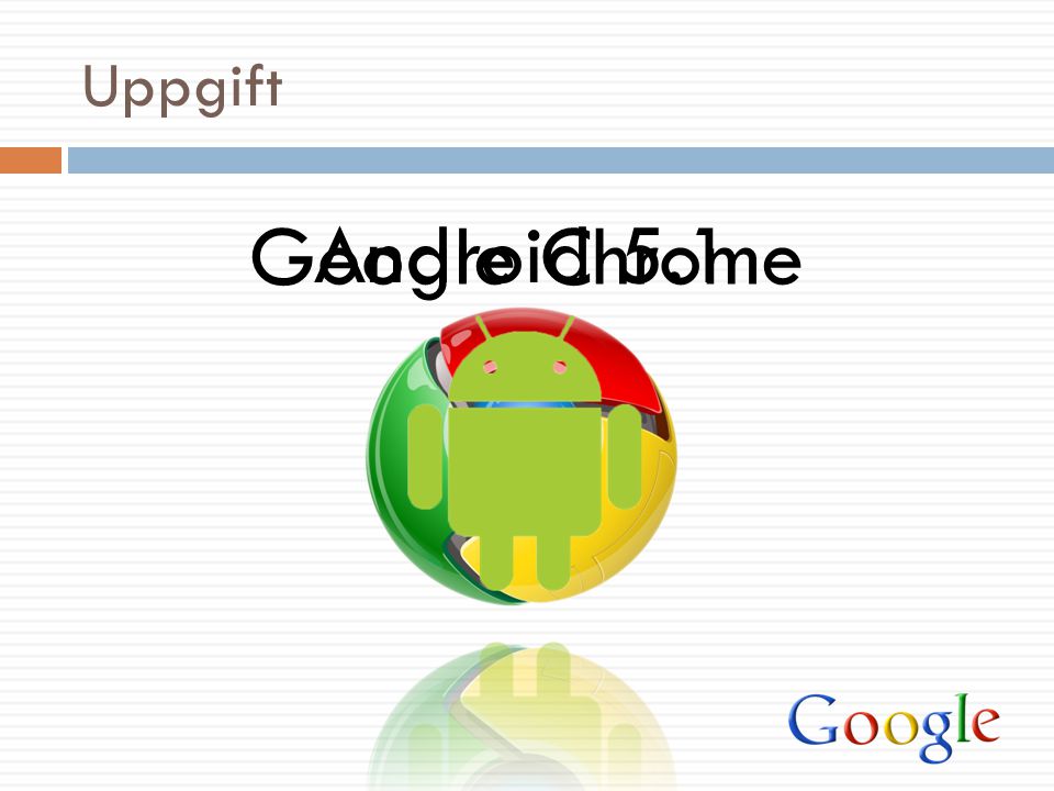 Uppgift Android 5.1 Google Chrome