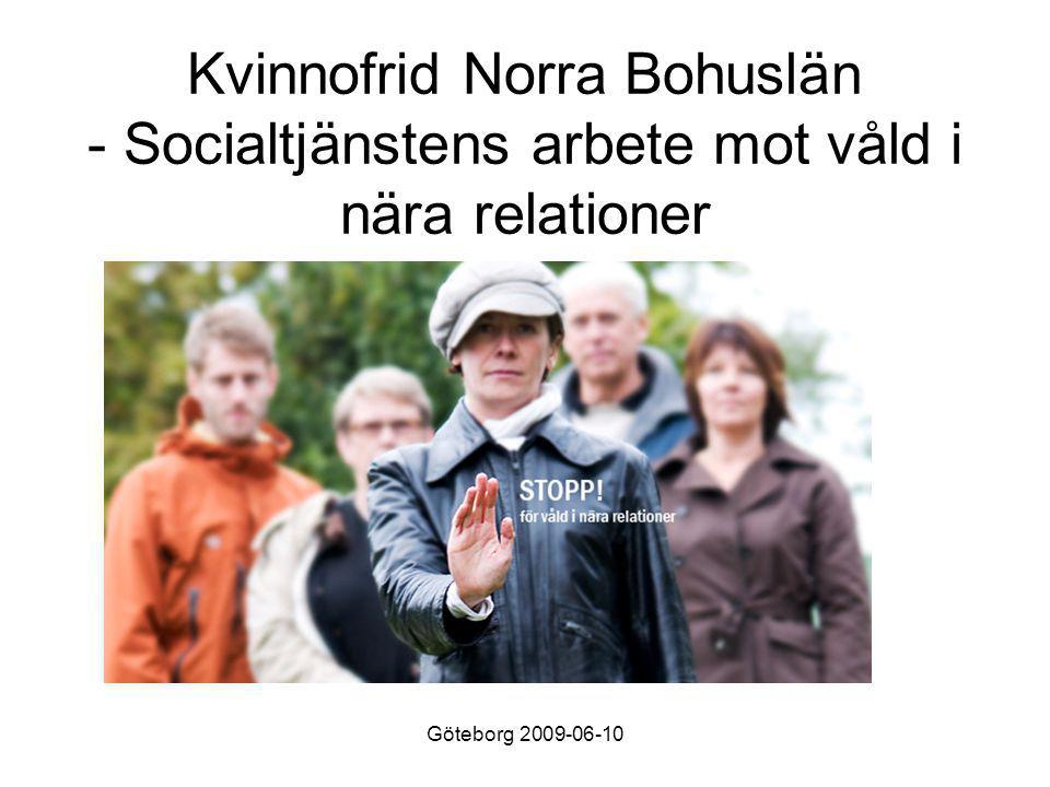 Göteborg Kvinnofrid Norra Bohuslän - Socialtjänstens arbete mot våld i nära relationer