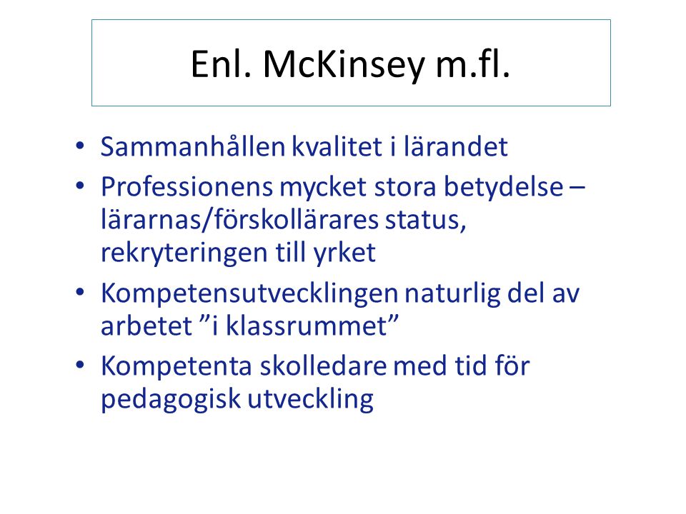 Enl. McKinsey m.fl.