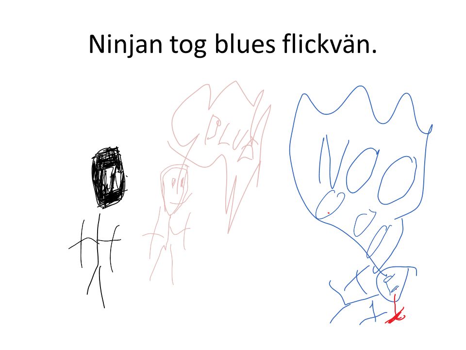 Ninjan tog blues flickvän.
