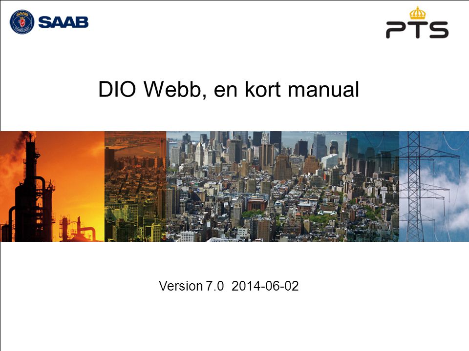 DIO Webb, en kort manual Version