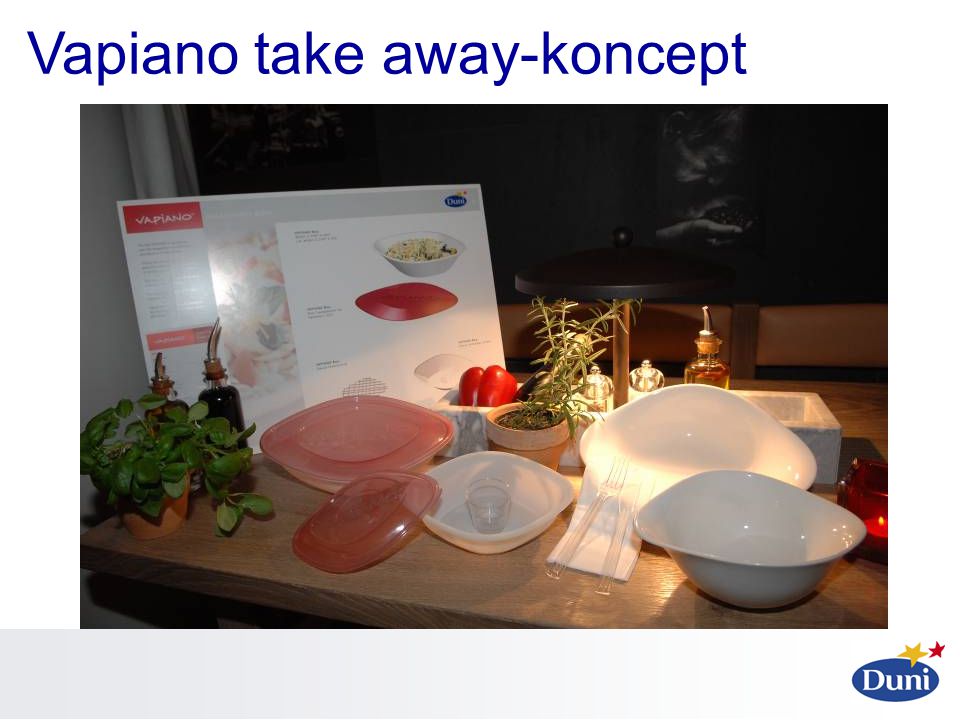 Vapiano take away-koncept