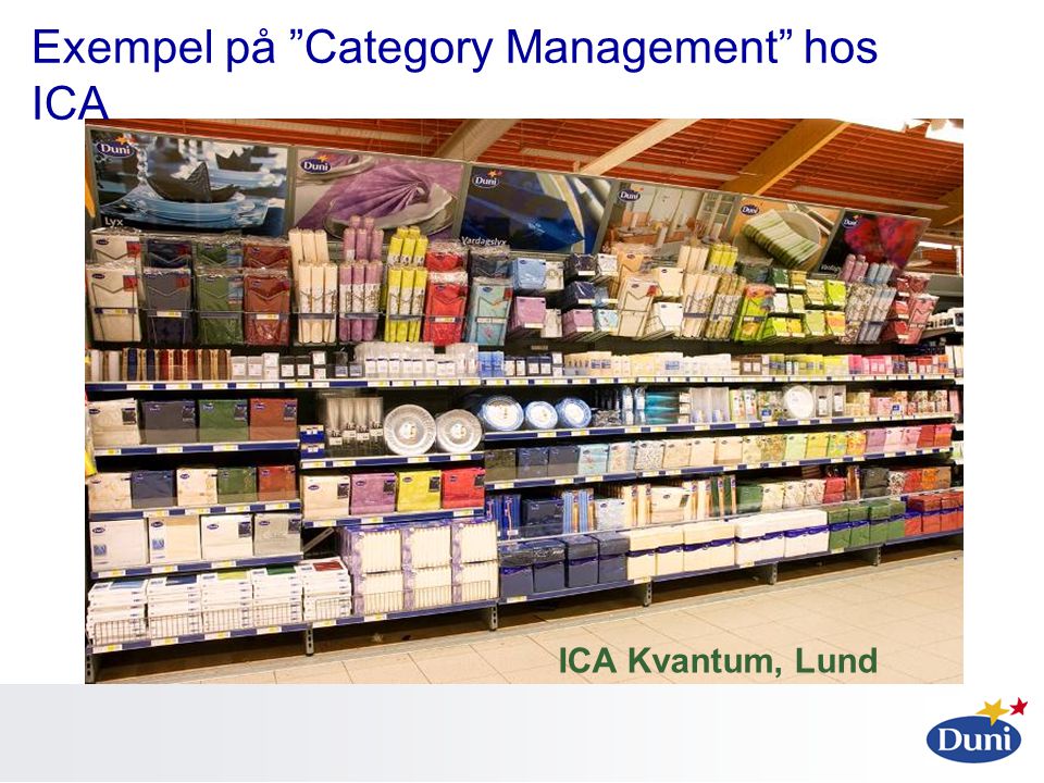 Exempel på Category Management hos ICA ICA Kvantum, Lund