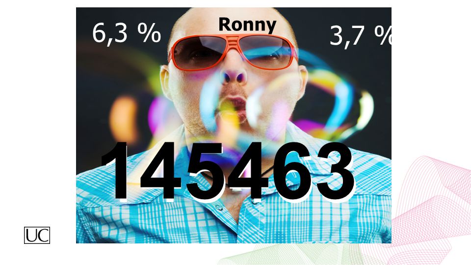 ,3 % 3,7 % Ronny