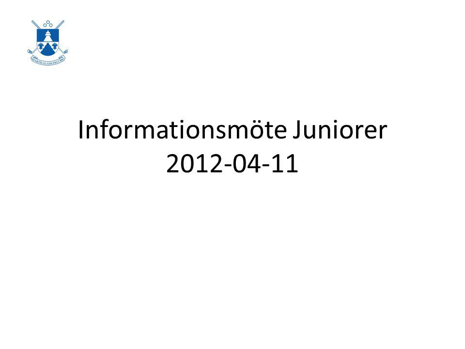 Informationsmöte Juniorer