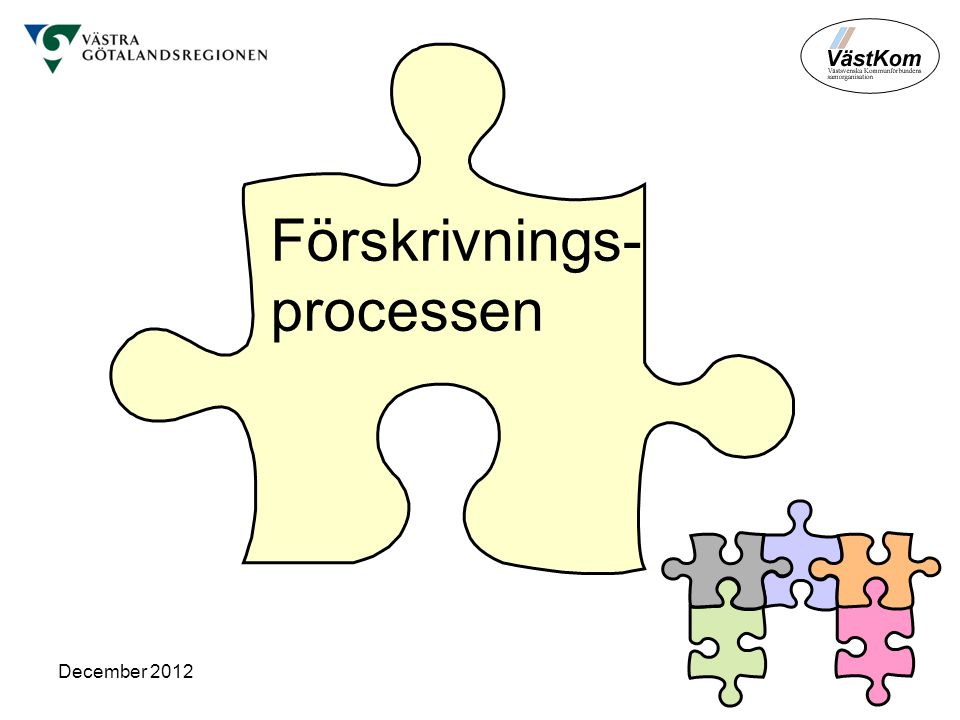 December 2012 Förskrivnings- processen