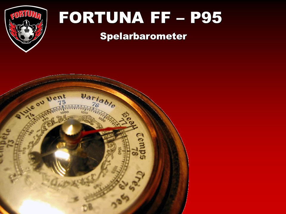 FORTUNA FF – P95 Spelarbarometer