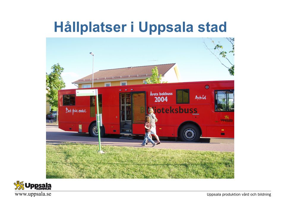 Hållplatser i Uppsala stad