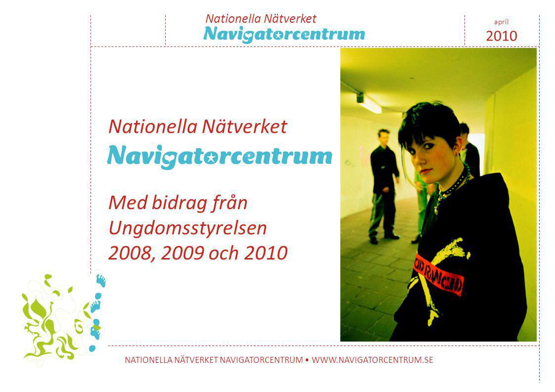 Nationella Nätverket NATIONELLA NÄTVERKET NAVIGATORCENTRUM •   april 2010 Nationella Nätverket Med bidrag från Ungdomsstyrelsen 2008, 2009 och 2010