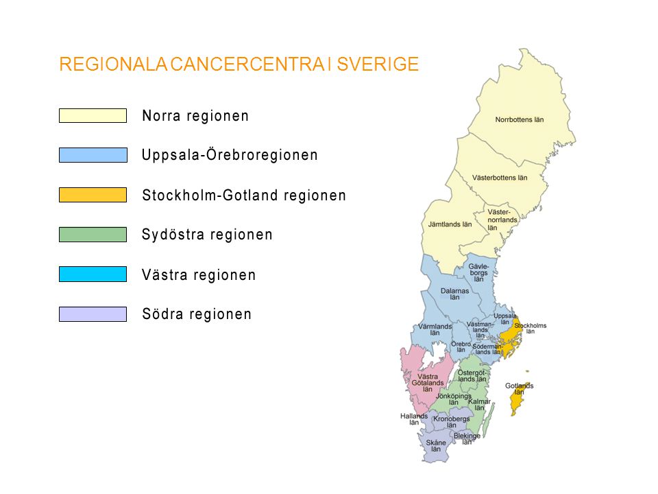 REGIONALA CANCERCENTRA I SVERIGE