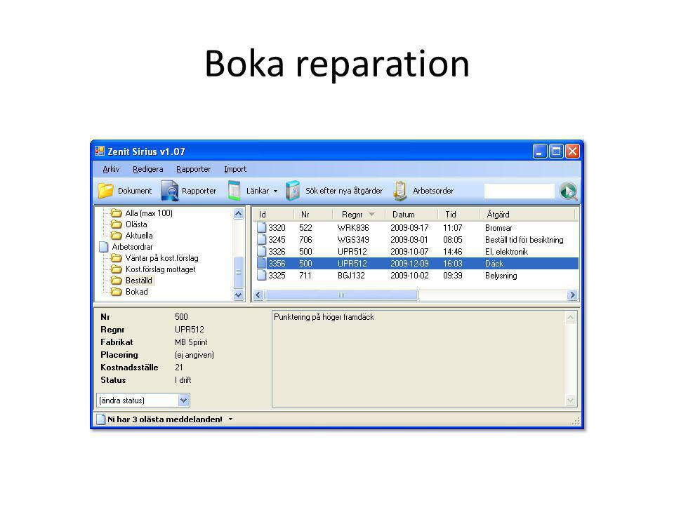 Boka reparation