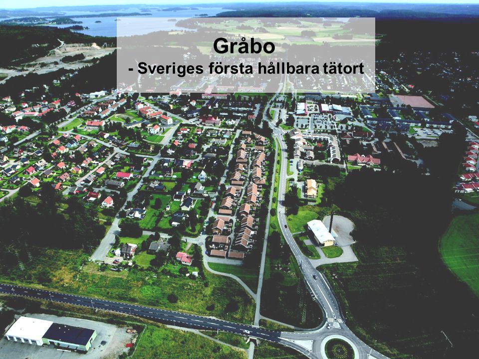 Gråbo - Sveriges första hållbara tätort
