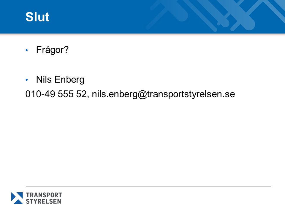 Slut Frågor Nils Enberg ,
