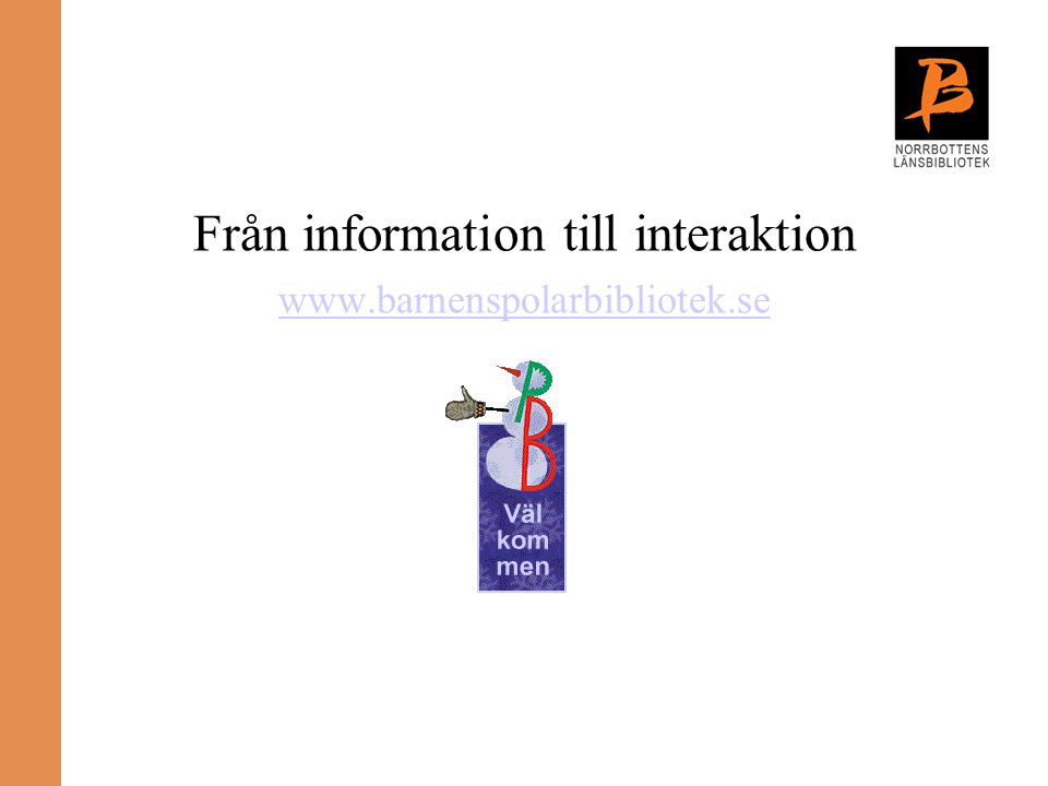 Från information till interaktion
