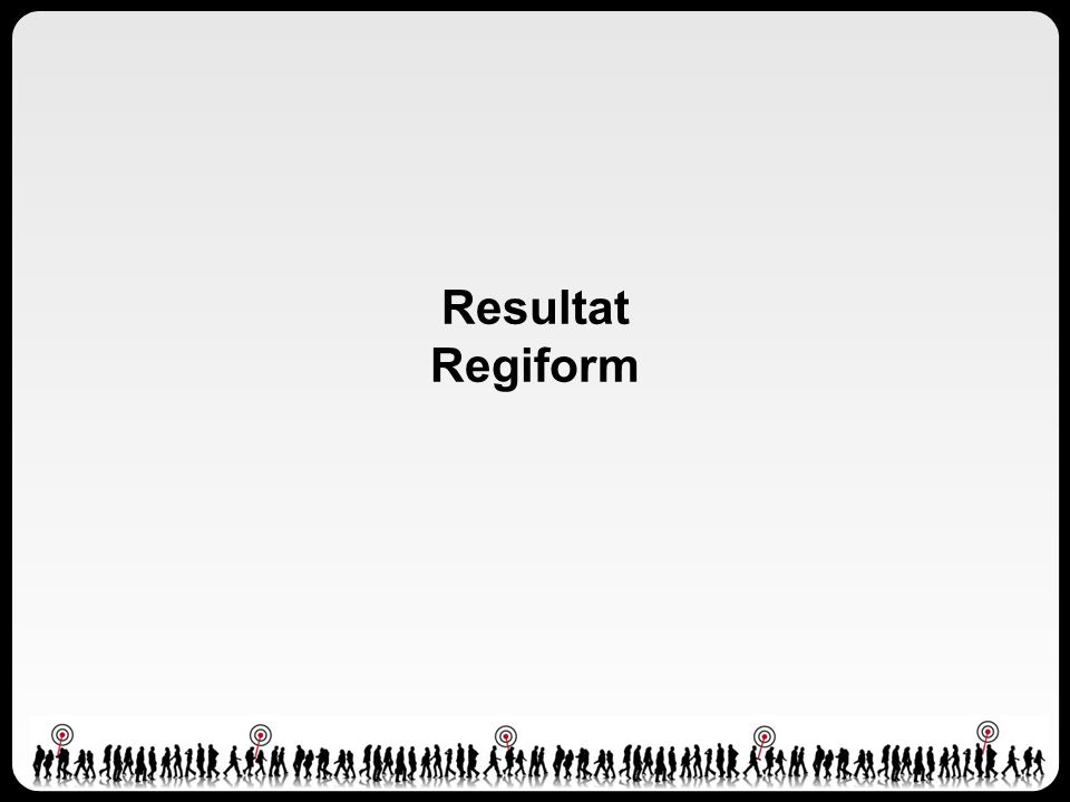 Resultat Regiform