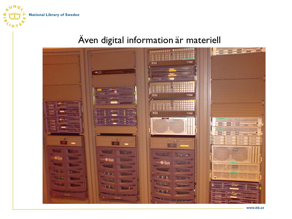 Även digital information är materiell