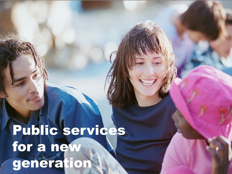 Samverkan för framtidens gymnasieskola tar form Halvårsrapport 2012 Public services for a new generation