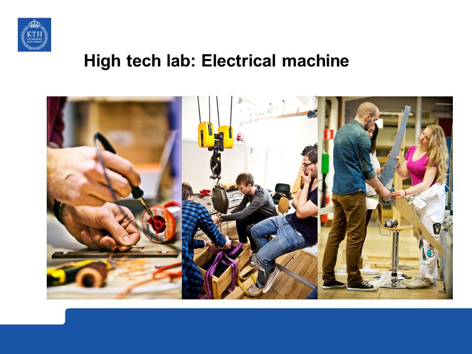 High tech lab: Electrical machine