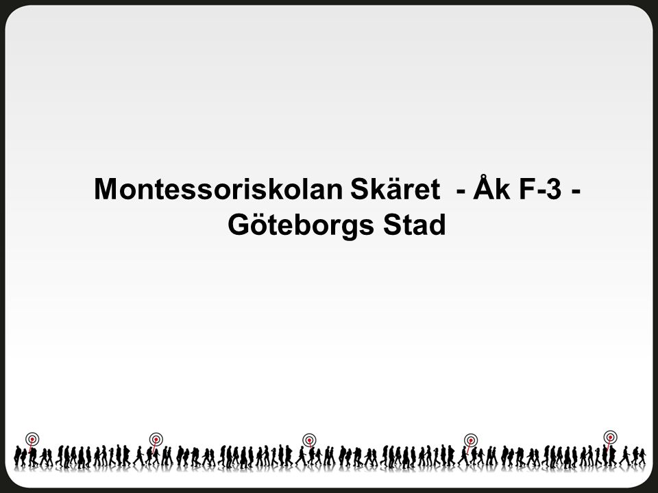 Montessoriskolan Skäret - Åk F-3 - Göteborgs Stad
