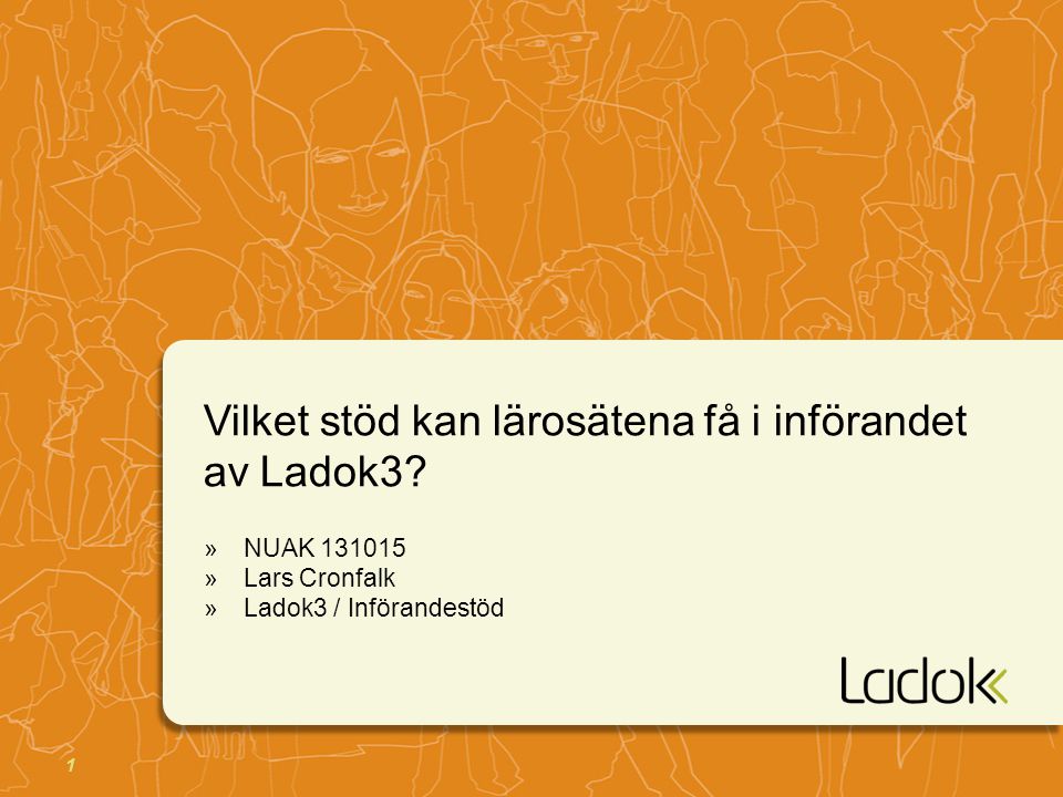 1 Vilket stöd kan lärosätena få i införandet av Ladok3.