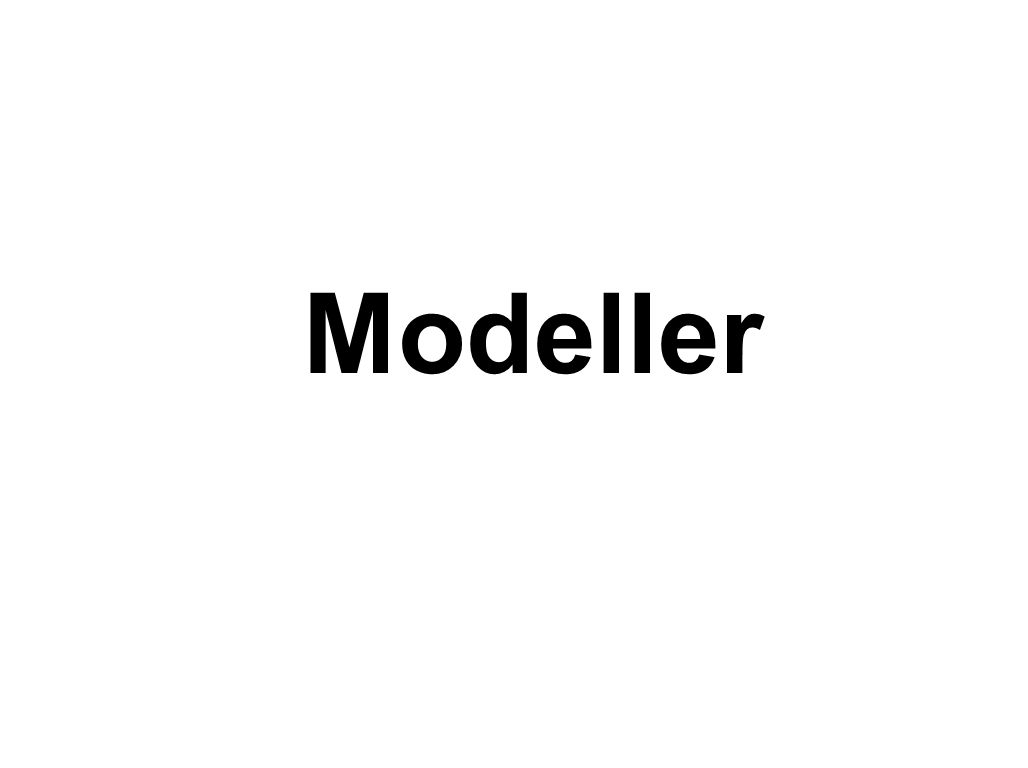 Modeller