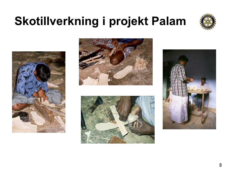 8 Skotillverkning i projekt Palam