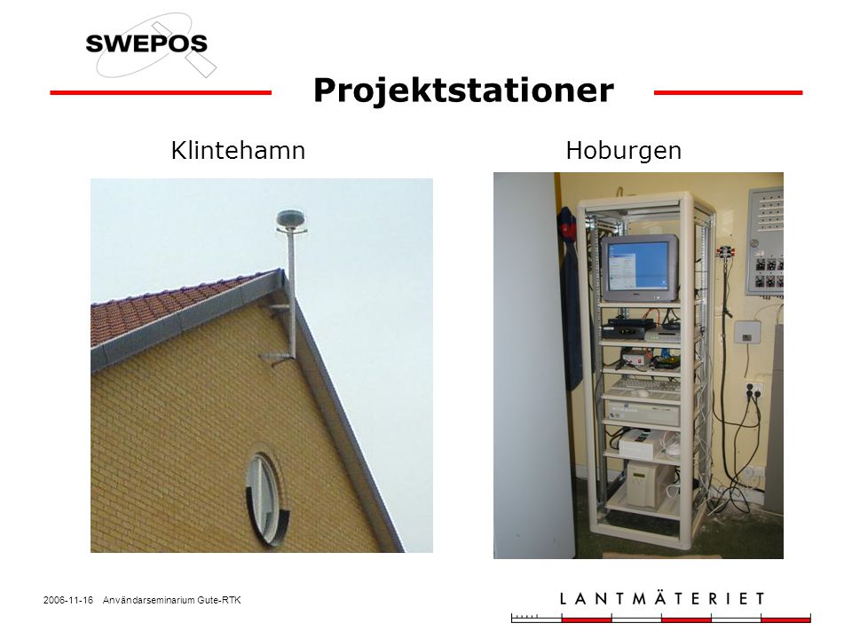 Användarseminarium Gute-RTK Projektstationer KlintehamnHoburgen