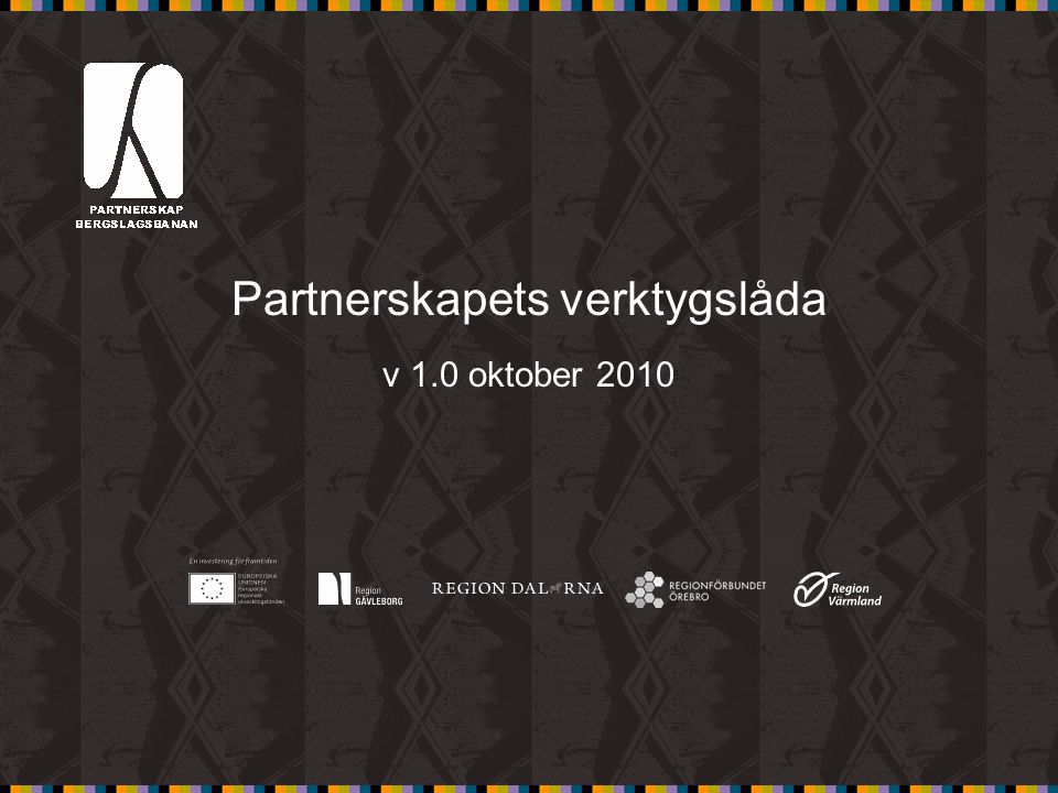 Partnerskapets verktygslåda v 1.0 oktober 2010