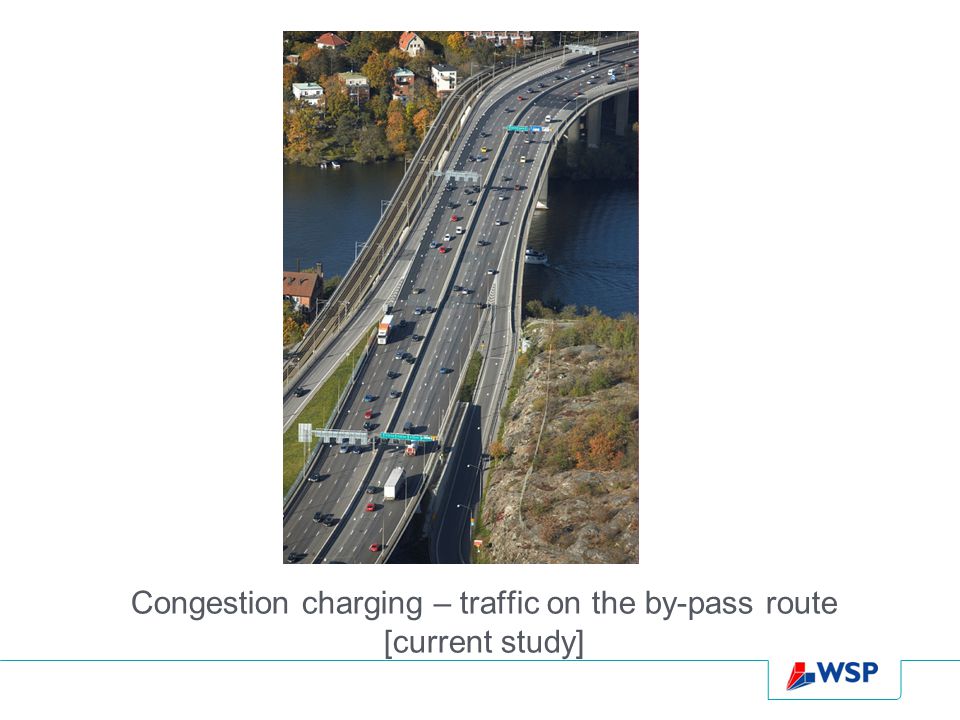 Congestion charging – traffic on the by-pass route [current study]