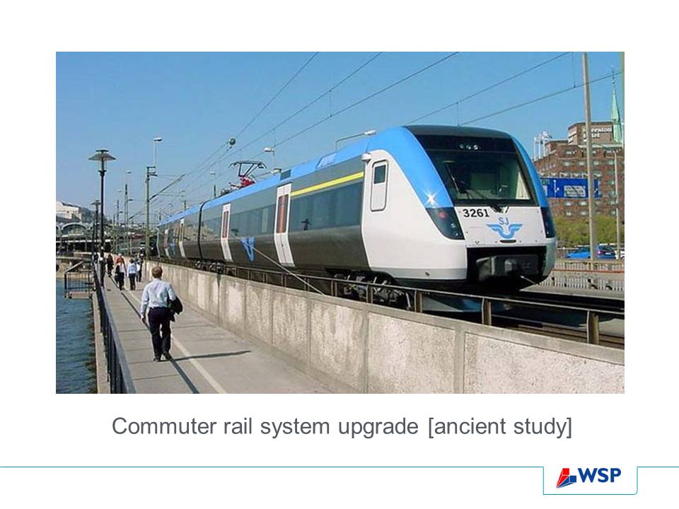 Commuter rail system upgrade [ancient study]