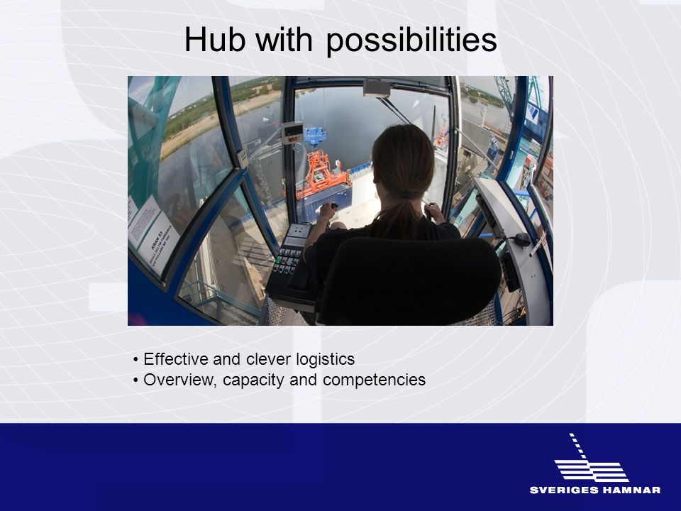 Hub with possibilities Effective and clever logistics Overview, capacity and competencies