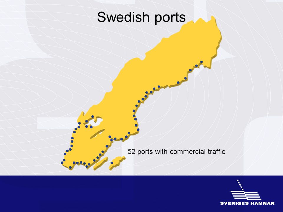 Swedish ports 52 ports with commercial traffic